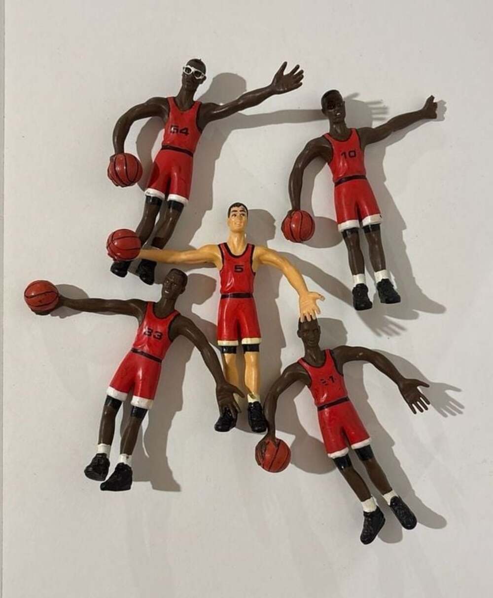 Vintage 1991 JusToys Chi Bulls Set of 5 - Pippen, Grant, Paxson, Armstrong, King